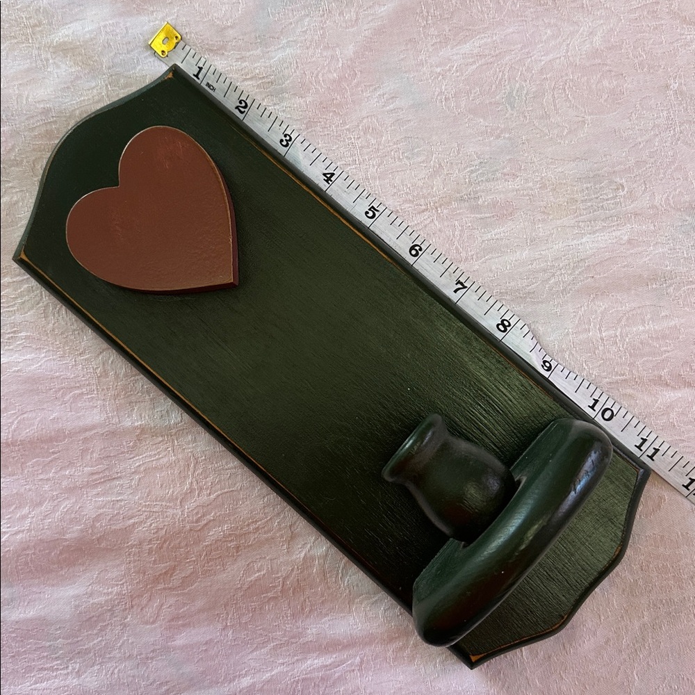 Amish Candle Shelf Vintage Timeworn Heart American Heirloom Sconce - Picture 4 of 7